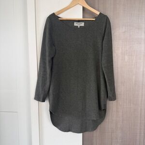 Henriette Steffensen Copenhagen Green Fleece Round Neck Tunic Long Sleeve Medium